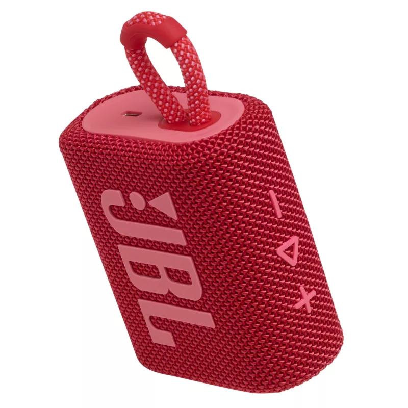 JBL GO 3 ROJO, 3,81 cm (1,5 pulgadas), 4,7 cm, 4,2 W, 110 - 20000 Hz, 85 dB, 4,2 W
