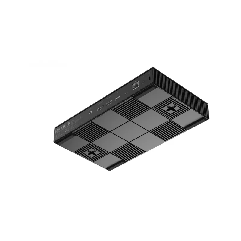 MAXHUB WB05 caja de uso compartido de pantalla 4K BYOM, negra, doble banda (2,4 GHz / 5 GHz), cableada e inalámbrica