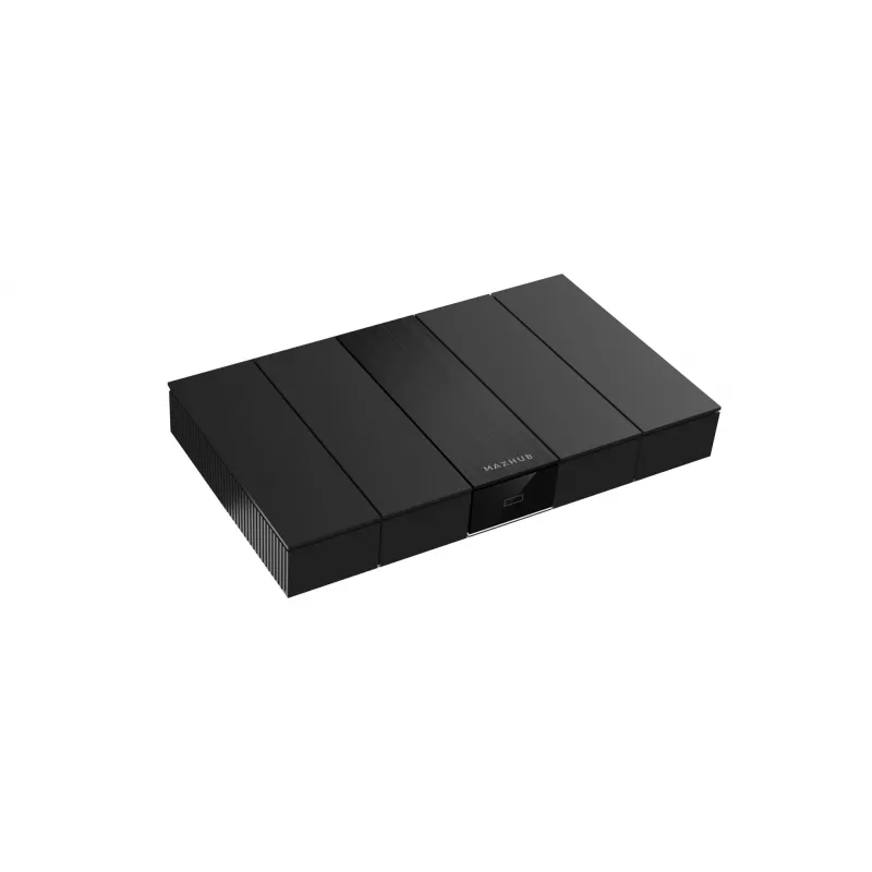 MAXHUB WB05 caja de uso compartido de pantalla 4K BYOM, negra, doble banda (2,4 GHz / 5 GHz), cableada e inalámbrica
