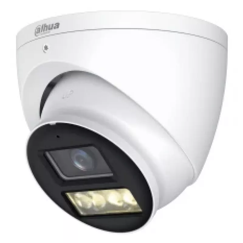 Dahua Technology Lite cámara de seguridad IP domo HAC-HDW1500T-IL-A — 2880×1620, 113,3° HFOV, 0,01 lx, techo/pared, interior y exterior