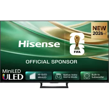 TV Hisense 55E8S 55 pulgadas (139,7 cm) QLED Mini LED 4K Ultra HD Smart TV HomeOS Wi‑Fi gris 400 cd/m²
