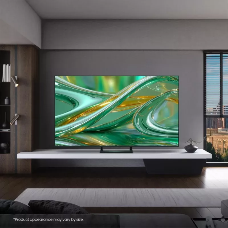 TV Hisense 55E8S 55 pulgadas (139,7 cm) QLED Mini LED 4K Ultra HD Smart TV HomeOS Wi‑Fi gris 400 cd/m²