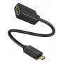 Ugreen 20134 cable HDMI 0,2 m HDMI tipo D (Micro) HDMI tipo A (Estándar) negro