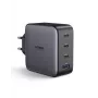 Cargador Ugreen Nexode 100W GaN USB-C USB-A carga rápida 3 puertos