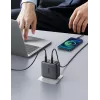 Cargador Ugreen Nexode 100W GaN USB-C USB-A carga rápida 3 puertos