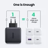 Cargador Ugreen Nexode 100W GaN USB-C USB-A carga rápida 3 puertos