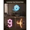 Set de apliques de pared inteligentes Govee Glide Hexagon Light Panels Ultra pack de ampliación – Wi-Fi/Bluetooth, entrada 36 V, gris