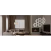 Set de apliques de pared inteligentes Govee Glide Hexagon Light Panels Ultra pack de ampliación – Wi-Fi/Bluetooth, entrada 36 V, gris