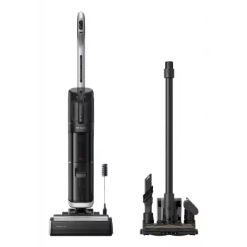 Aspirador de palo Dreame H14 Dual batería en seco y húmedo sin bolsa — 18000 Pa de succión, 380 W, 0,35 L, negro