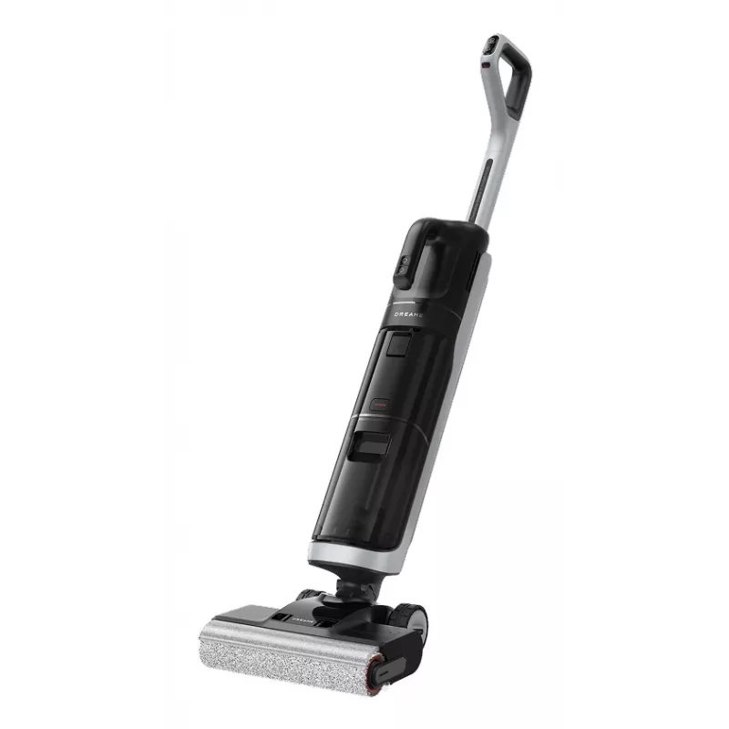 Aspirador de palo Dreame H14 Dual batería en seco y húmedo sin bolsa — 18000 Pa de succión, 380 W, 0,35 L, negro