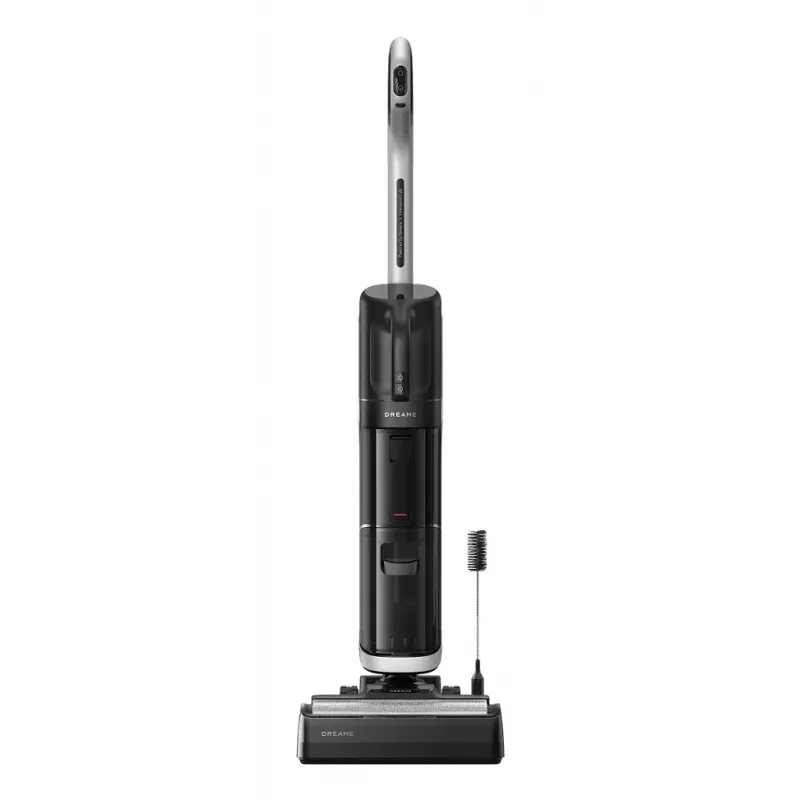 Aspirador de palo Dreame H14 Dual batería en seco y húmedo sin bolsa — 18000 Pa de succión, 380 W, 0,35 L, negro