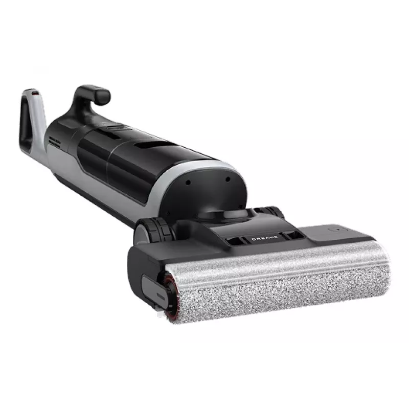 Aspirador de palo Dreame H14 Dual batería en seco y húmedo sin bolsa — 18000 Pa de succión, 380 W, 0,35 L, negro