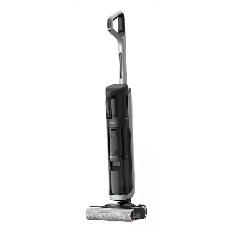 Aspirador de palo Dreame H14 Dual batería en seco y húmedo sin bolsa — 18000 Pa de succión, 380 W, 0,35 L, negro