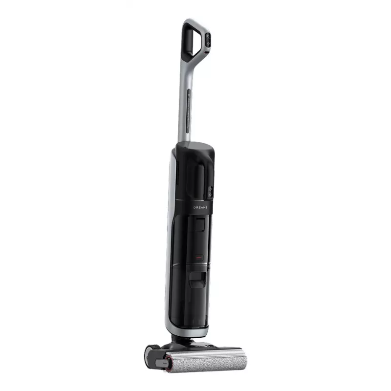 Aspirador de palo Dreame H14 Dual batería en seco y húmedo sin bolsa — 18000 Pa de succión, 380 W, 0,35 L, negro