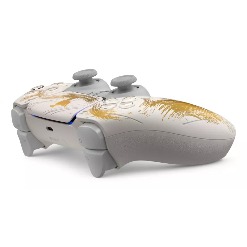 Mando inalámbrico Sony DualSense - Ghost of Yōtei Gold Limited Edition oro, blanco Bluetooth/USB analógico/digital Android, MAC, PC, PlayStation 5, iOS