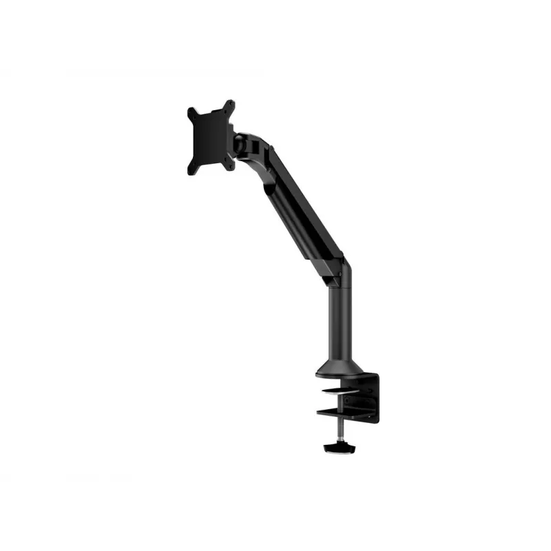 Brazo de gas Multibrackets M VESA para escritorio o pared soporte básico negro pinza/montaje pasante 10 kg