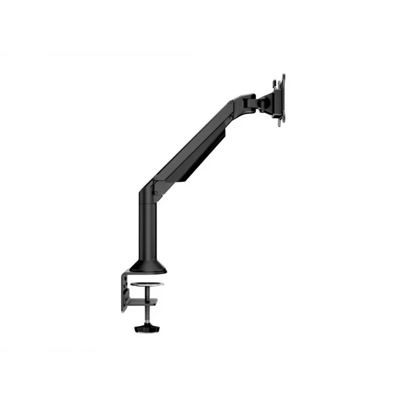 Brazo de gas Multibrackets M VESA para escritorio o pared soporte básico negro pinza/montaje pasante 10 kg