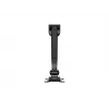 Brazo de gas Multibrackets M VESA para escritorio o pared soporte básico negro pinza/montaje pasante 10 kg
