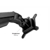 Brazo de gas Multibrackets M VESA para escritorio o pared soporte básico negro pinza/montaje pasante 10 kg