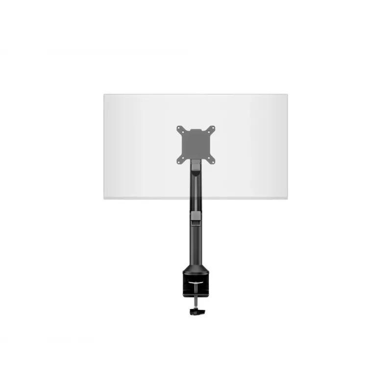 Brazo de gas Multibrackets M VESA para escritorio o pared soporte básico negro pinza/montaje pasante 10 kg