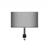 Brazo de gas Multibrackets M VESA para escritorio o pared soporte básico negro pinza/montaje pasante 10 kg