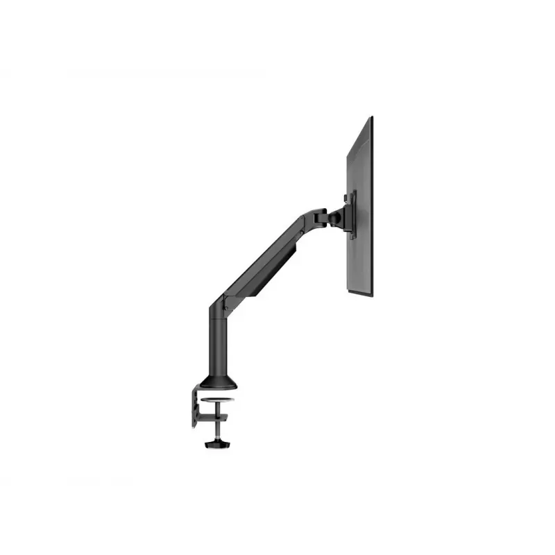 Brazo de gas Multibrackets M VESA para escritorio o pared soporte básico negro pinza/montaje pasante 10 kg