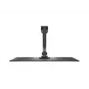 Brazo de gas Multibrackets M VESA para escritorio o pared soporte básico negro pinza/montaje pasante 10 kg