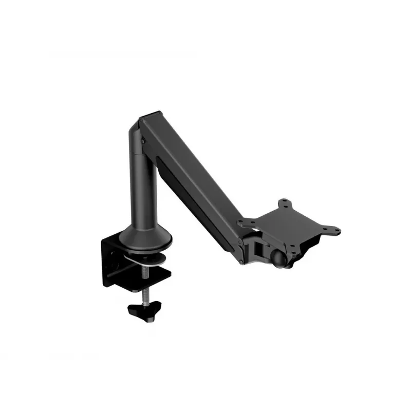 Brazo de gas Multibrackets M VESA para escritorio o pared soporte básico negro pinza/montaje pasante 10 kg