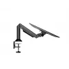 Brazo de gas Multibrackets M VESA para escritorio o pared soporte básico negro pinza/montaje pasante 10 kg