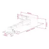 Soporte para proyector Multibrackets M Projector Mount Short Throw Deluxe 300-700 Medium soporte de pared 25 kg blanco