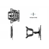Soporte de pared MULTIBRACKETS M VESA Flexarm Full Motion Dual 400x400 para pantallas de 40–70 inch, 45 kg, negro