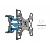 Soporte de pared MULTIBRACKETS M VESA Flexarm Full Motion Dual 400x400 para pantallas de 40–70 inch, 45 kg, negro