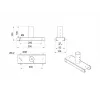 Kit de extensión de techo Multibrackets M 3m Pro OM55N-D/OM46N-D
