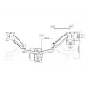 Soporte de pared para monitor Multibrackets M Basic Dual 16 kg 17-32