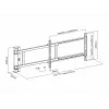 Soporte giratorio motorizado Multibrackets M X-Large 50 kg 170° negro