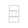 Soporte de pared para carcasa MULTIBRACKETS M Pro Series para pantallas de 55 inch, slim Medium, blanco, acero, 1360×87×860 mm, horizontal/vertical