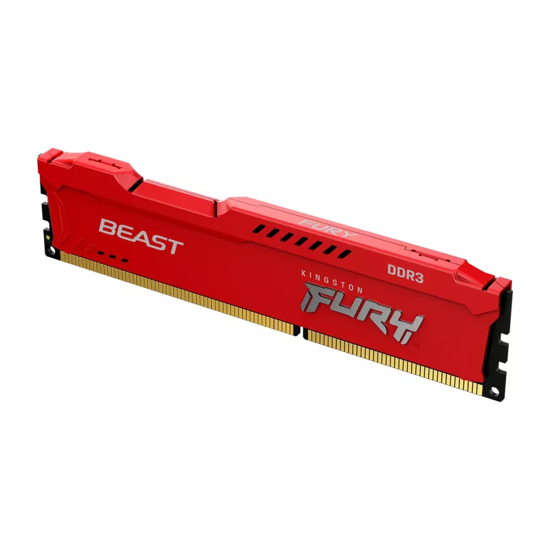Kingston Technology FURY Beast, 8 GB, 1 X 8 GB, DDR3, 1866 MHz, DIMM de 240 pines, Rojo