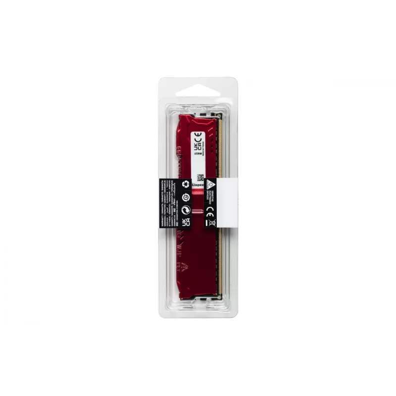 Kingston Technology FURY Beast, 8 GB, 1 X 8 GB, DDR3, 1866 MHz, DIMM de 240 pines, Rojo