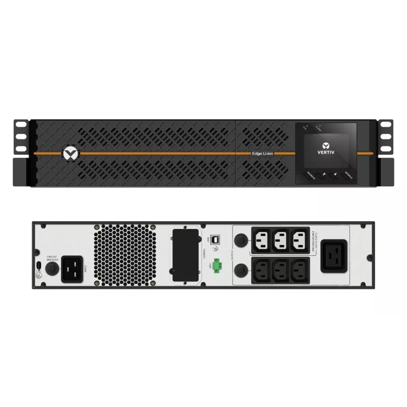 Vertiv EDGELI-2200IRT2U Sistema de alimentación ininterrumpida (SAI) Line-Interactive 2,2 kVA 1980 W 6 salidas AC