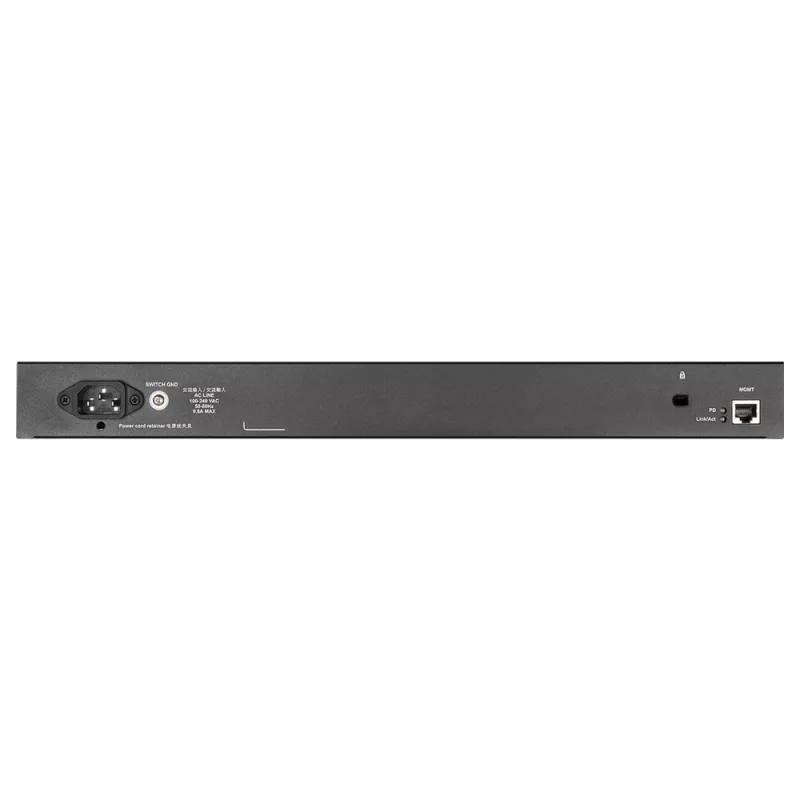 D-Link Switch gestionable inteligente apilable de 28 puertos Gigabit con 2 x 10GBase-T y 2 x 10G SFP+