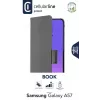 Cellularline Book - Funda estilo libro para Galaxy A57 con compartimento para tarjetas, cierre magnético y acceso completo a botones y conexiones.