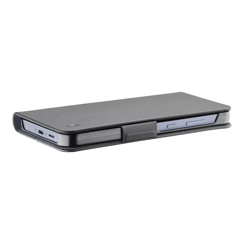Cellularline Book - Funda estilo libro para Galaxy A57 con compartimento para tarjetas, cierre magnético y acceso completo a botones y conexiones.