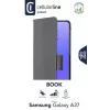 Cellularline BOOK 3 – Funda estilo libro para Galaxy A37 con cierre magnético, compartimento para tarjetas y extracción sencilla de tarjetas. Protege tu teléfono sin bloquear el acceso a botones y conexiones.