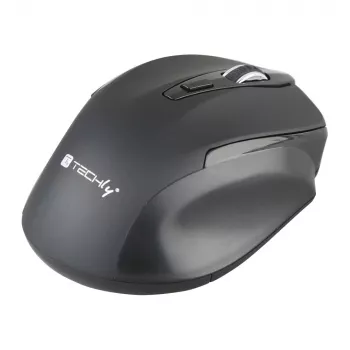 Techly IM 102-WBK Ratón Office Diestro RF Inalámbrico Óptico 1600 DPI