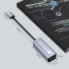 Techly IDATA USB-ETGIGA-AA Estación de acoplamiento/Replicador de puertos para portátil Con cable USB 3.2 Gen 1 (3.1 Gen 1) Type-A Negro, Plata