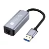 Techly IDATA USB-ETGIGA-AA Estación de acoplamiento/Replicador de puertos para portátil Con cable USB 3.2 Gen 1 (3.1 Gen 1) Type-A Negro, Plata