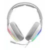 Glorious Gaming Glorious GHS Eternal - auriculares gaming estéreo RGB para PC, PS5, PS4, Switch - drivers angulares ajustados individualmente, micrófono extraíble ajustable y cristalino, USB-C - duraderos, comodidad para todo el día y la noche - blanco