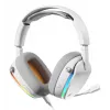 Glorious Gaming Glorious GHS Eternal - auriculares gaming estéreo RGB para PC, PS5, PS4, Switch - drivers angulares ajustados individualmente, micrófono extraíble ajustable y cristalino, USB-C - duraderos, comodidad para todo el día y la noche - blanco