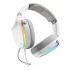 Glorious Gaming Glorious GHS Eternal - auriculares gaming estéreo RGB para PC, PS5, PS4, Switch - drivers angulares ajustados individualmente, micrófono extraíble ajustable y cristalino, USB-C - duraderos, comodidad para todo el día y la noche - blanco