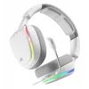 Glorious Gaming Glorious GHS Eternal - auriculares gaming estéreo RGB para PC, PS5, PS4, Switch - drivers angulares ajustados individualmente, micrófono extraíble ajustable y cristalino, USB-C - duraderos, comodidad para todo el día y la noche - blanco